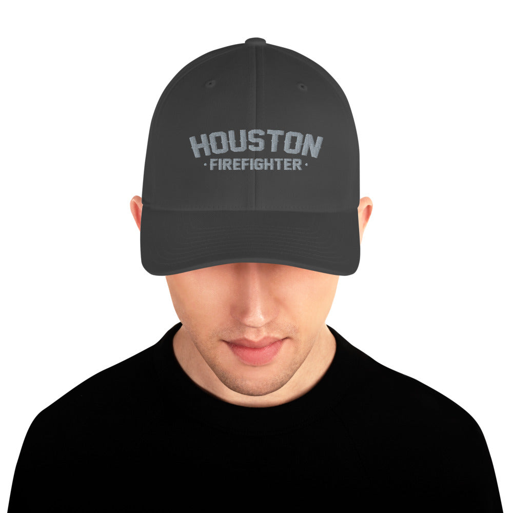 Houston firefighter Structured Twill Cap