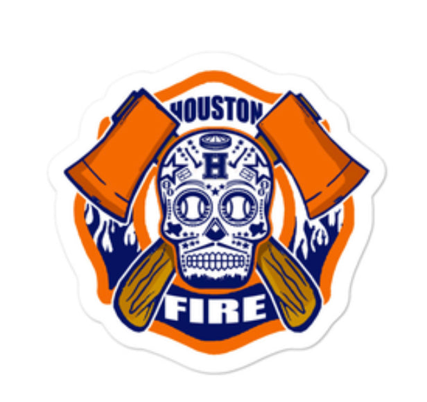 Houston fire related Sticker collection