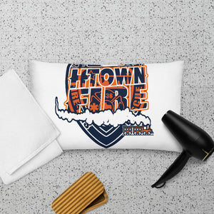 HTOWN FIRE MADE ASTROS THEMED Premium Pillow