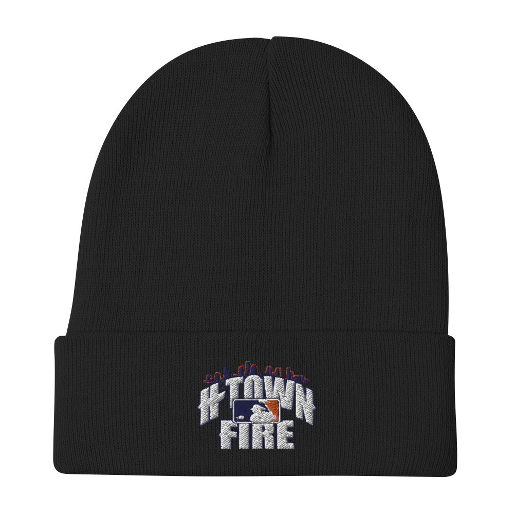HOUSTON FIRE ASTRO THEMED 2023 Embroidered Beanie