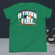 Load image into Gallery viewer, HTOWN FIRE MADE , ASTROS THEMED Youth Short Sleeve T-Shirt