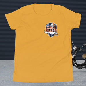 HTOWN FIRE MADE , ASTROS THEMED Youth Short Sleeve T-Shirt
