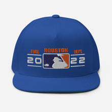 Load image into Gallery viewer, HOUSTON FIRE 2022 WS EDITION BASEBALL THEMED Flat Bill Cap