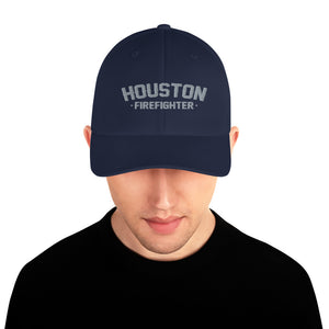 Houston firefighter Structured Twill Cap