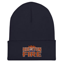 Load image into Gallery viewer, ASTROS THEMED HOUSTON FIRE BEANIE