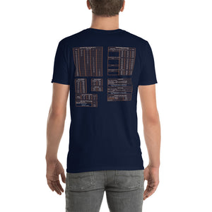 ASTRO THEMED HFD PUMP HYDRAULIC CHART SHIRT Short-Sleeve Unisex T-Shirt
