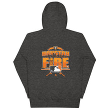 Load image into Gallery viewer, Houston fire baseball themed Unisex Hoodie