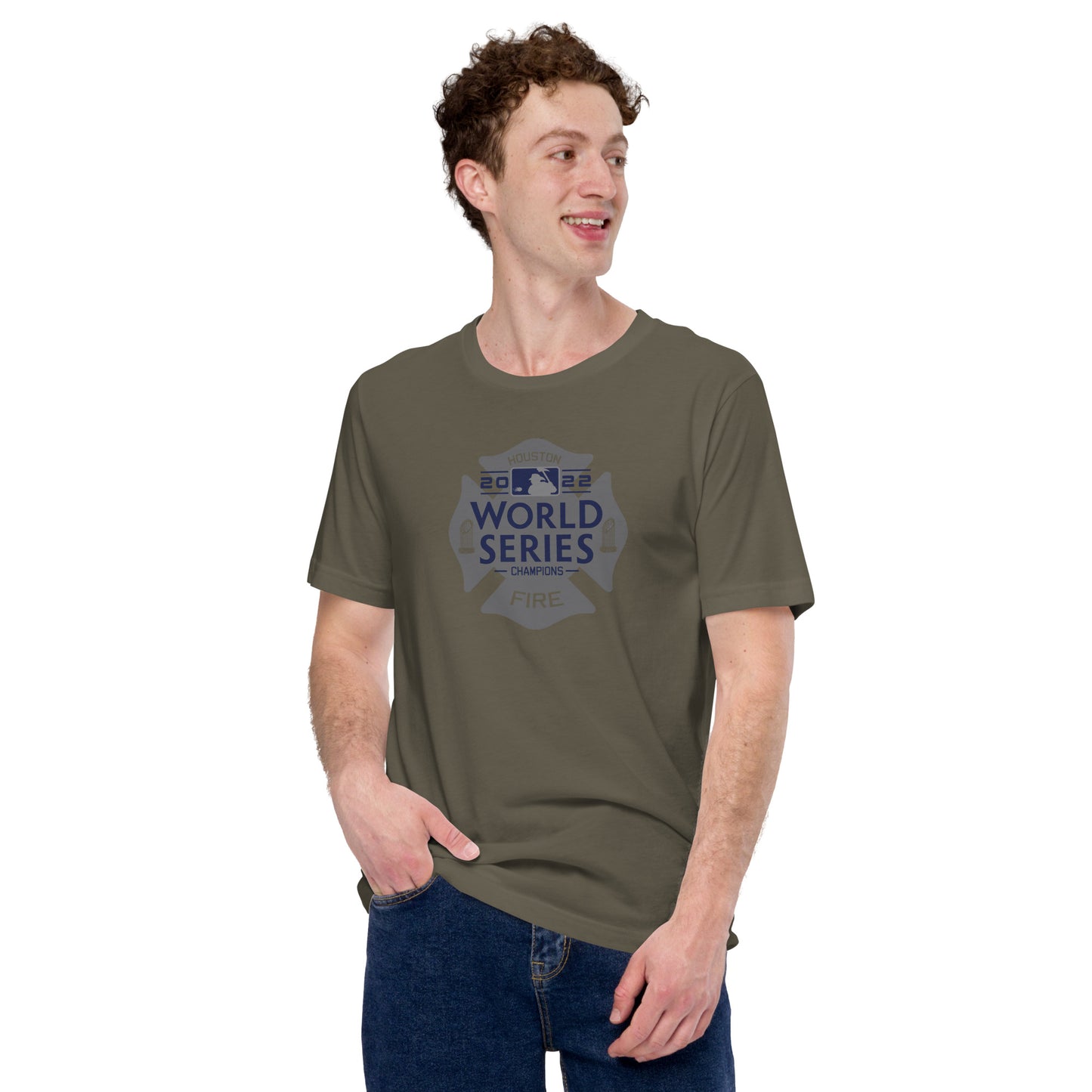 HFD WORLD SERIES THEMED HOUSTON FIRE Unisex t-shirt