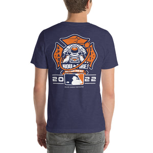 SPACE CITY HOUSTON FIREFIGHTER THEMED ASTROS SHIRT