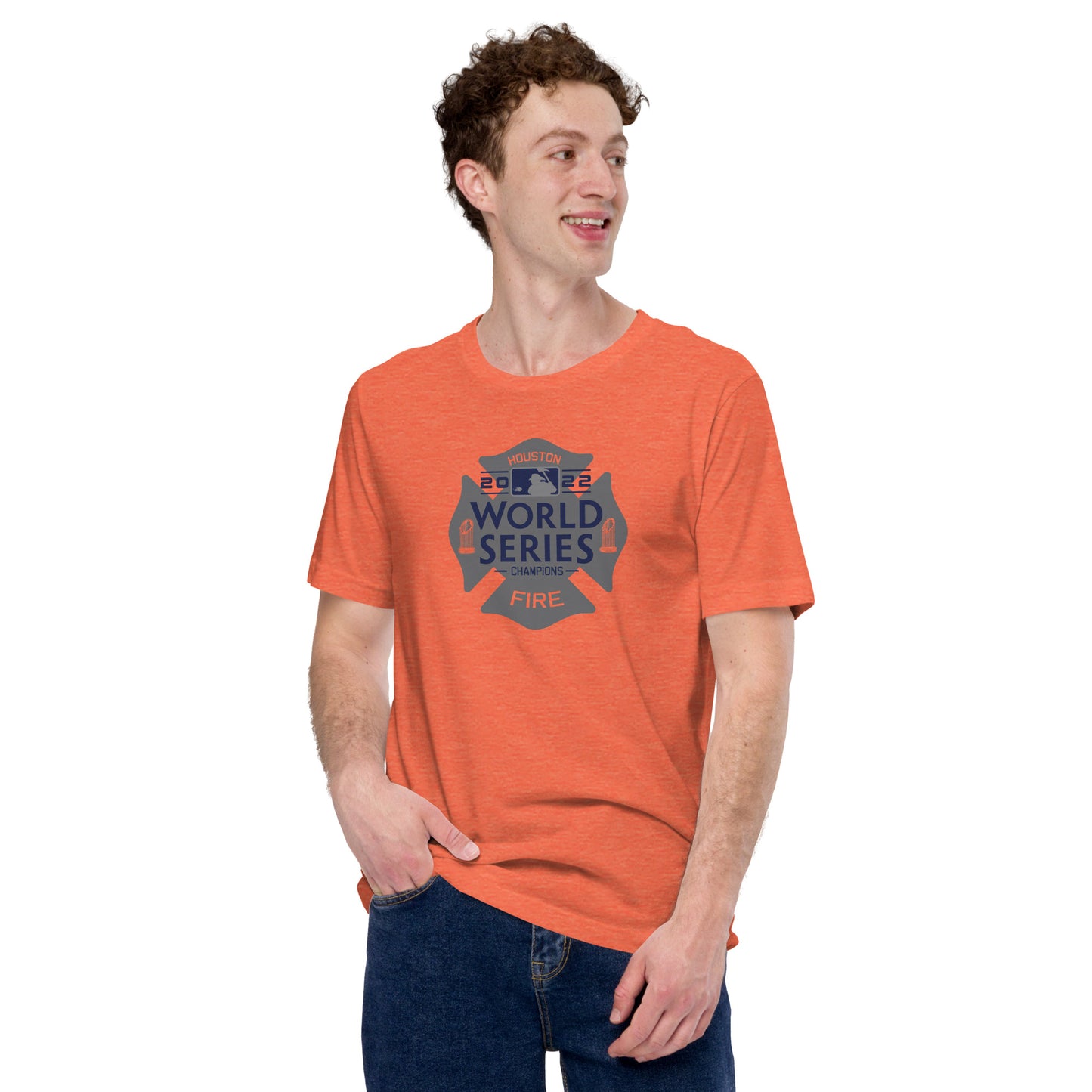 HFD WORLD SERIES THEMED HOUSTON FIRE Unisex t-shirt