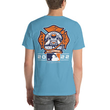 Load image into Gallery viewer, SPACE CITY HOUSTON FIREFIGHTER THEMED ASTROS SHIRT
