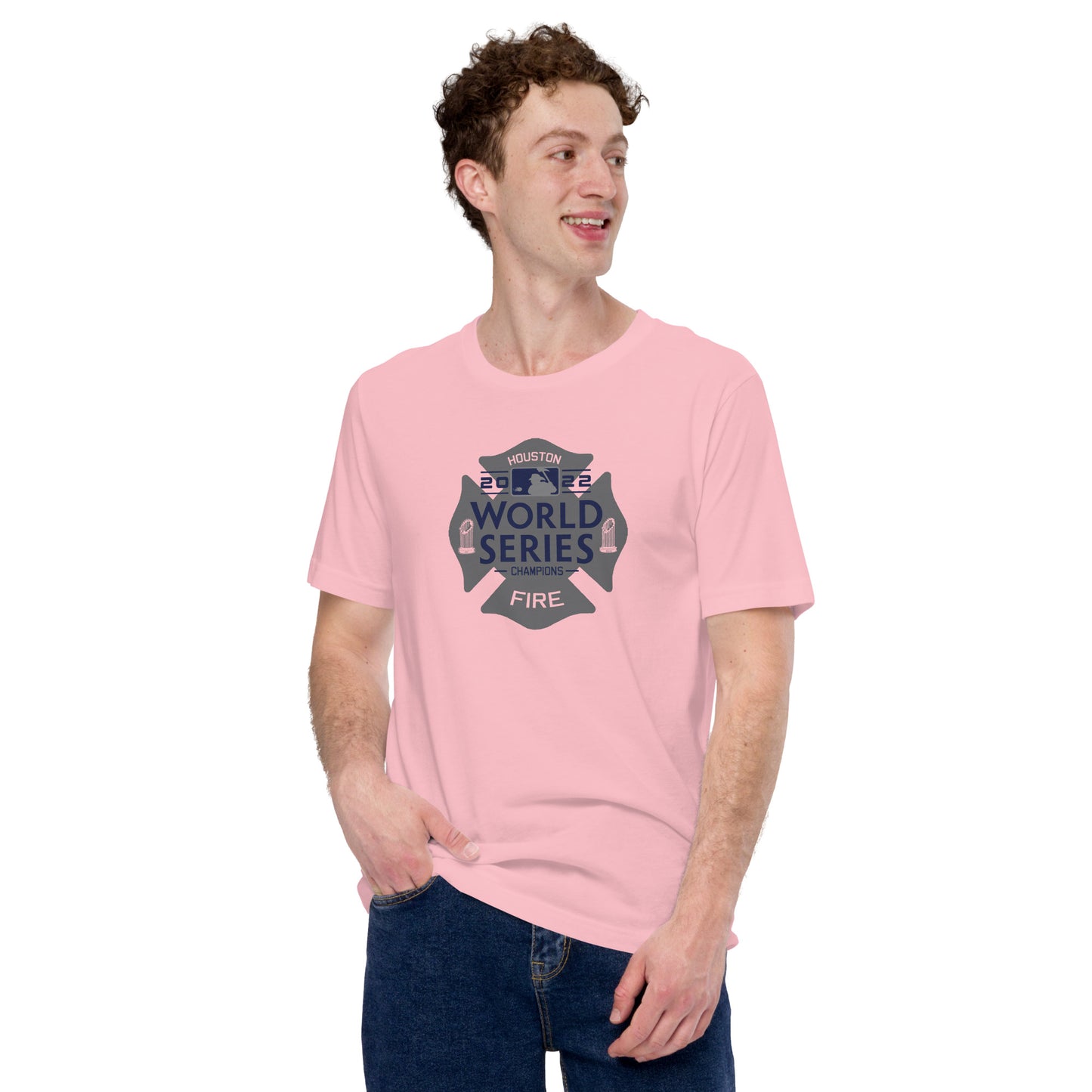 HFD WORLD SERIES THEMED HOUSTON FIRE Unisex t-shirt