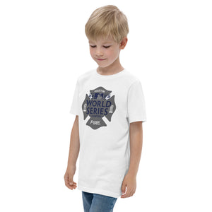 HOUSTON FIRE WORLD SERIES THEMED HFD Youth jersey t-shirt